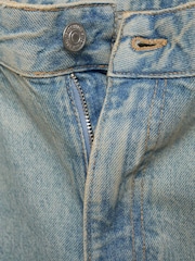 Mango Blue Mira Mid Rise Straight Leg 100% Cotton Jeans - Image 7 of 7