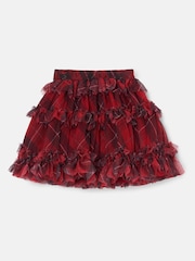 Angel & Rocket Red Angel & Rocket Red Maja Tartan 100% Cotton Skirt - Image 3 of 5