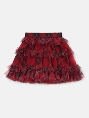 Angel & Rocket Red Angel & Rocket Red Maja Tartan 100% Cotton Skirt - Image 4 of 5