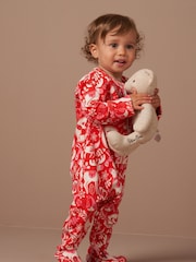 Angel & Rocket Red 100% Cotton Frida Scandi Print Babygrow - Image 1 of 8