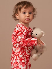 Angel & Rocket Red 100% Cotton Frida Scandi Print Babygrow - Image 2 of 8