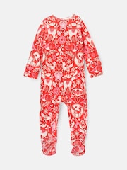 Angel & Rocket Red 100% Cotton Frida Scandi Print Babygrow - Image 7 of 8