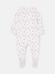 Angel & Rocket White Clemie Frill Heart Babygrow - Image 5 of 6