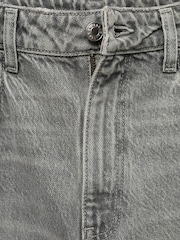 Mango Grey Mom Slim Fit High Waist 100% Cotton Jeans - Image 7 of 7