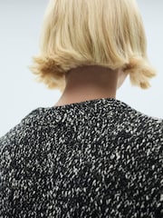 Mango Grey Speckled Long Sleeve Knitted Jumper - Image 4 of 6