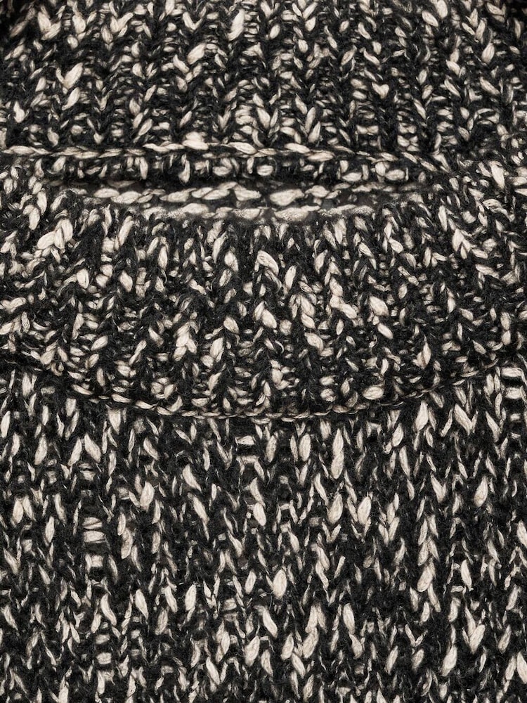 Mango Grey Speckled Long Sleeve Knitted Jumper - Image 6 of 6