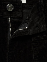 Mango Black Corduroy Culotte Trousers - Image 6 of 6