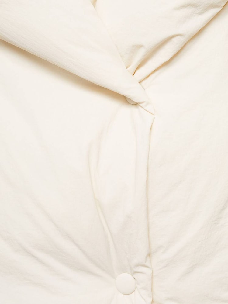 Mango Cream Hooded Quilted Puffer Jacket - Image 6 of 6 Mango Cream Hooded Quilted Puffer Jacket - Image 6 of 6