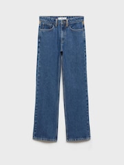 Mango Black Bannack 100% Cotton Jeans With Contrast Details - Image 6 of 7
