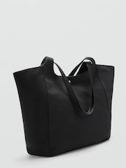 Mango Black Nylon Bag With Double Handles - Image 2 of 4
