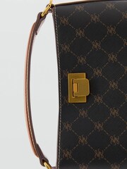 Mango Brown Logo printed mini shopper bag - Image 3 of 3