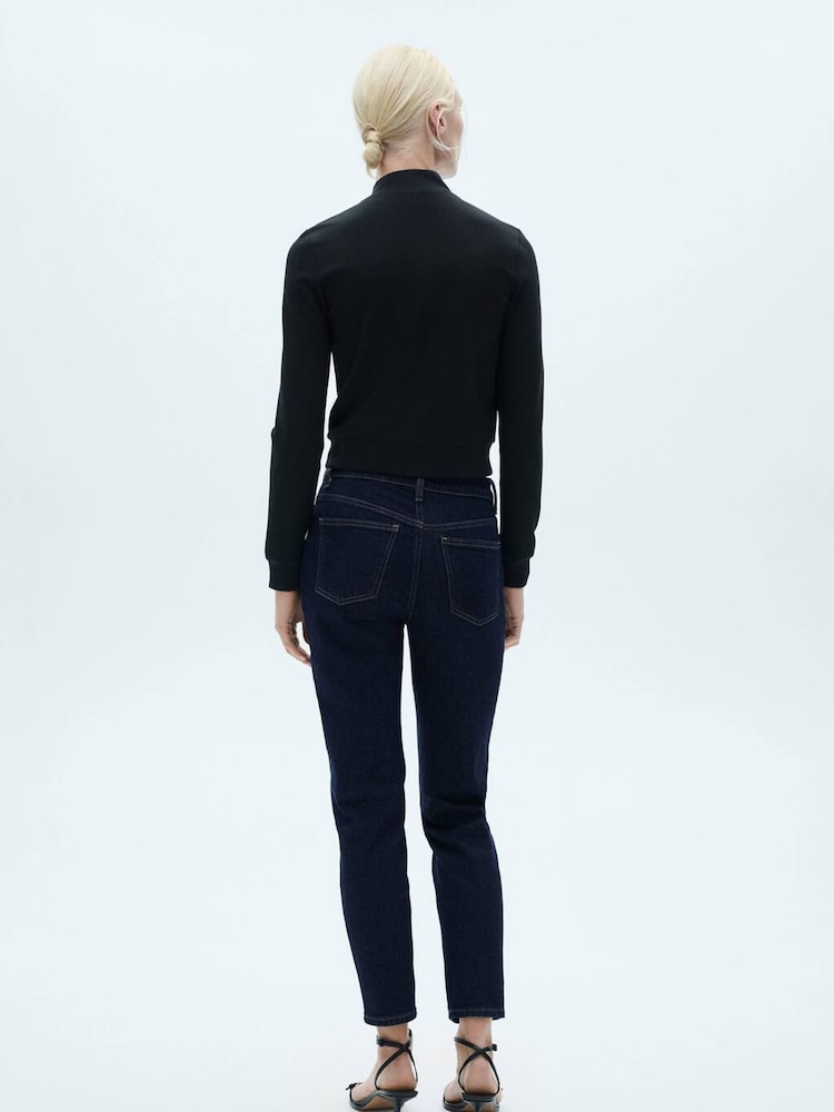 Mango Blue Newmom Comfort High Rise Jeans - Image 2 of 6