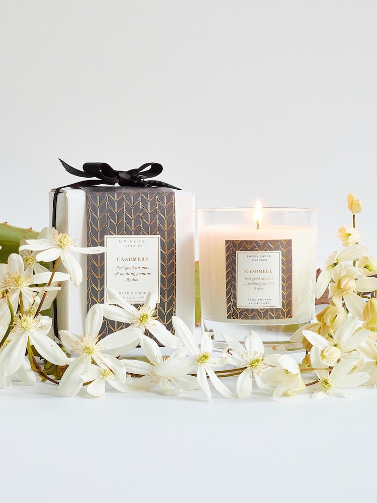 Lower Lodge 1 Wick Oak Hills Cashmere 4 Wick Candle - Image 1 of 2