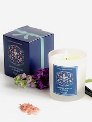 Lower Lodge Frosted Violet and Amber Candle - Image 3 of 3