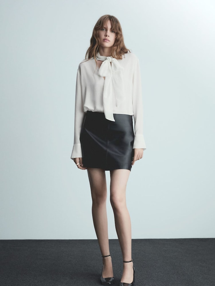 Mango White Blouse - Image 1 of 6