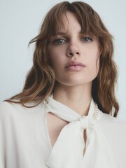 Mango White Blouse - Image 3 of 6