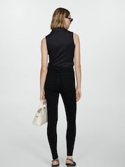 Mango Black High-Rise Skinny Jeans - Image 2 of 6