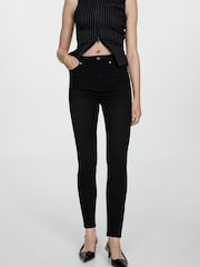 Mango Black High-Rise Skinny Jeans - Image 3 of 6