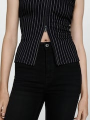 Mango Black High-Rise Skinny Jeans - Image 4 of 6