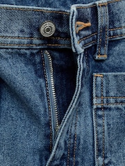Mango Blue Wide Leg 100% Cotton Jeans With Pockets - Image 6 of 6