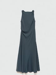 Mango Grey Long Flared Dress - Image 6 of 7