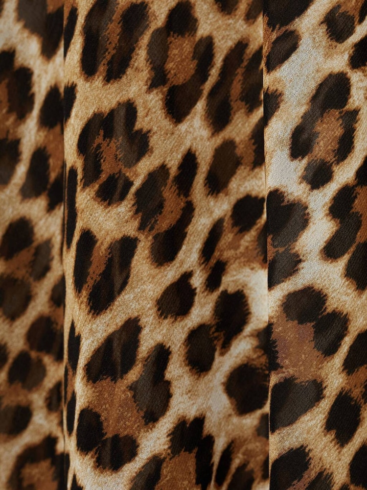 Mango Brown Leopard Print Blouse - Image 6 of 6