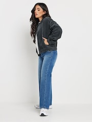 PixieGirl Petite Grey 100% Cotton Cord Bomber Jacket - Image 3 of 6