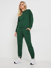 Зеленый - PixieGirl Petite спортивные брюки с манжетами - Изображение 1 из 5