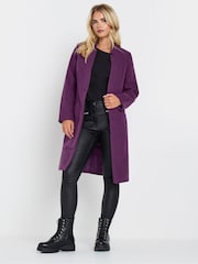 M&Co Purple Petite City Coat - Image 2 of 5
