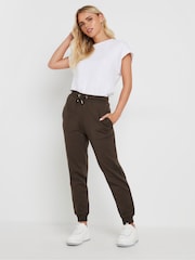 PixieGirl Petite Brown Cuffed Joggers - Image 2 of 5