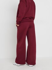 PixieGirl Petite Red Athleisure Wide Leg Joggers - Image 3 of 5