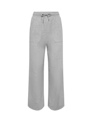 PixieGirl Petite Grey Patch Pocket Wide Leg Joggers - Image 5 of 5