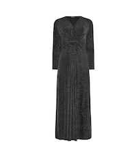 M&Co Black Petite Long Sleeve Brillo Dress - Image 5 of 5
