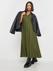PixieGirl Petite Green Collar Midi Dress - Image 2 of 5