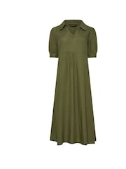 PixieGirl Petite Green Collar Midi Dress - Image 5 of 5