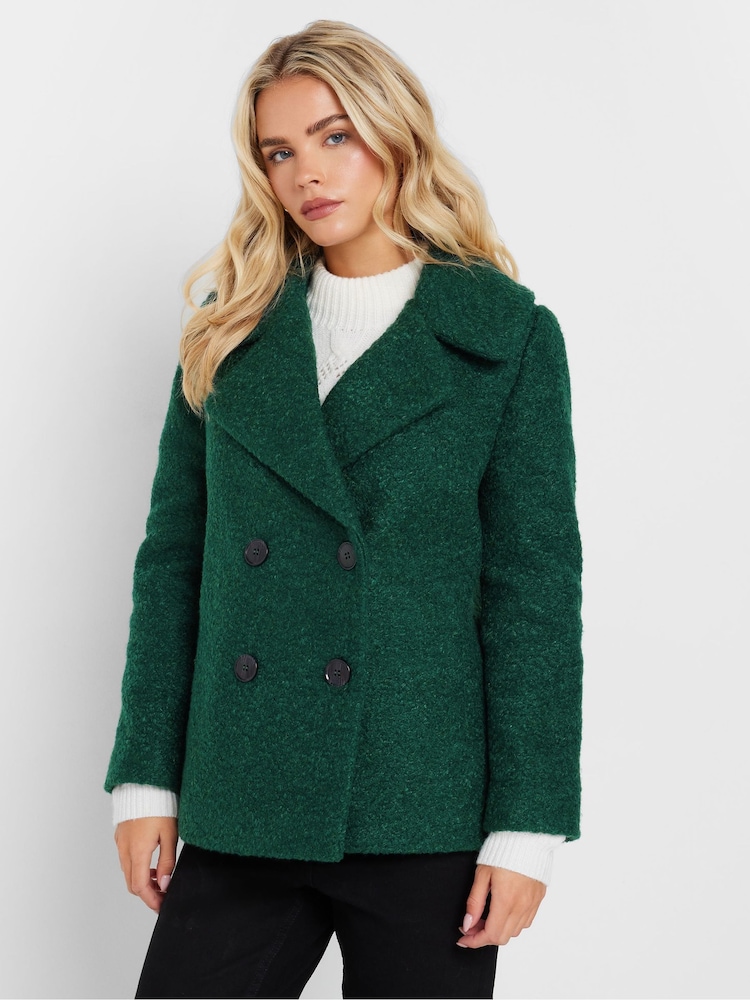 Buy M&Co Green Petite Pea Jacket from Next Australia