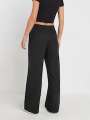PixieGirl Petite Black Patch Pocket Wide Leg Joggers - Image 3 of 5