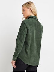 PixieGirl Petite Green 100% Cotton Corduroy Shirt - Image 3 of 5