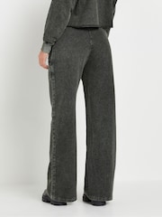 PixieGirl Petite Grey Acid Wash 100% Cotton Joggers - Image 3 of 5
