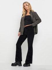 PixieGirl Petite Grey 100% Cotton Corduroy Shirt - Image 2 of 5