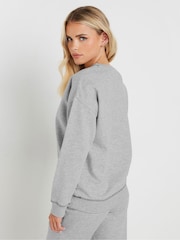 PixieGirl Petite Grey Contrast Stitch Sweatshirt - Image 3 of 5