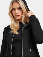 PixieGirl Petite Black Black Casual Sport Zip Up Hoodie - Image 5 of 6