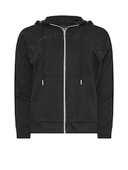 PixieGirl Petite Black Black Casual Sport Zip Up Hoodie - Image 6 of 6