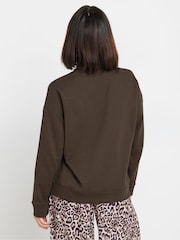 PixieGirl Petite Brown Chocolate Sweatshirt - Image 3 of 5