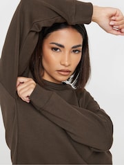 PixieGirl Petite Brown Chocolate Sweatshirt - Image 4 of 5