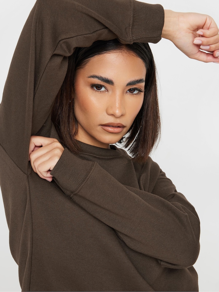 PixieGirl Petite Brown Chocolate Sweatshirt - Image 4 of 5