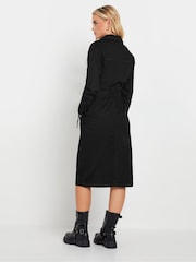 PixieGirl Petite Black Button Through Belted Dress - Image 3 of 5