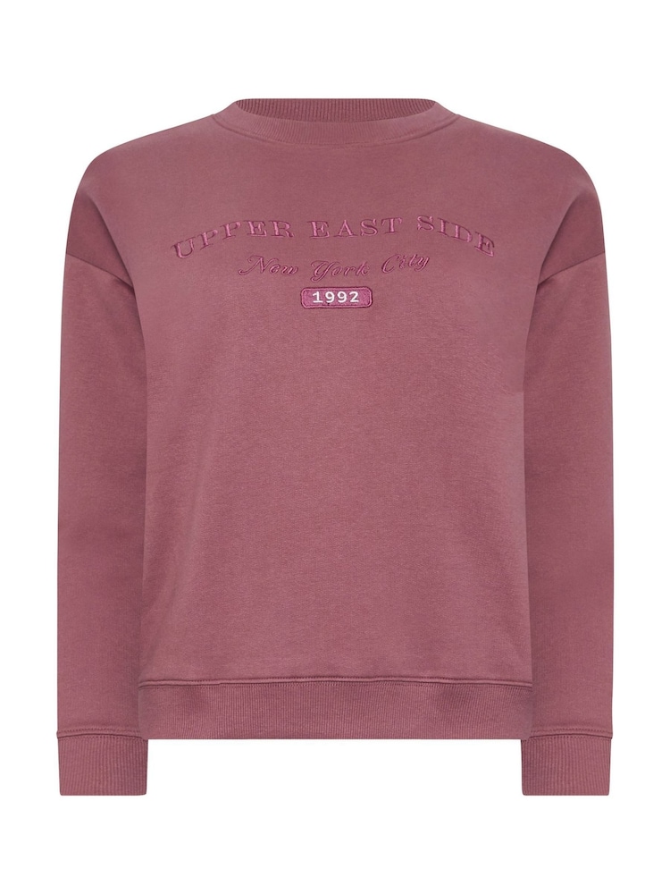 PixieGirl Petite Pink Upper East Side Sweatshirt - Image 4 of 4