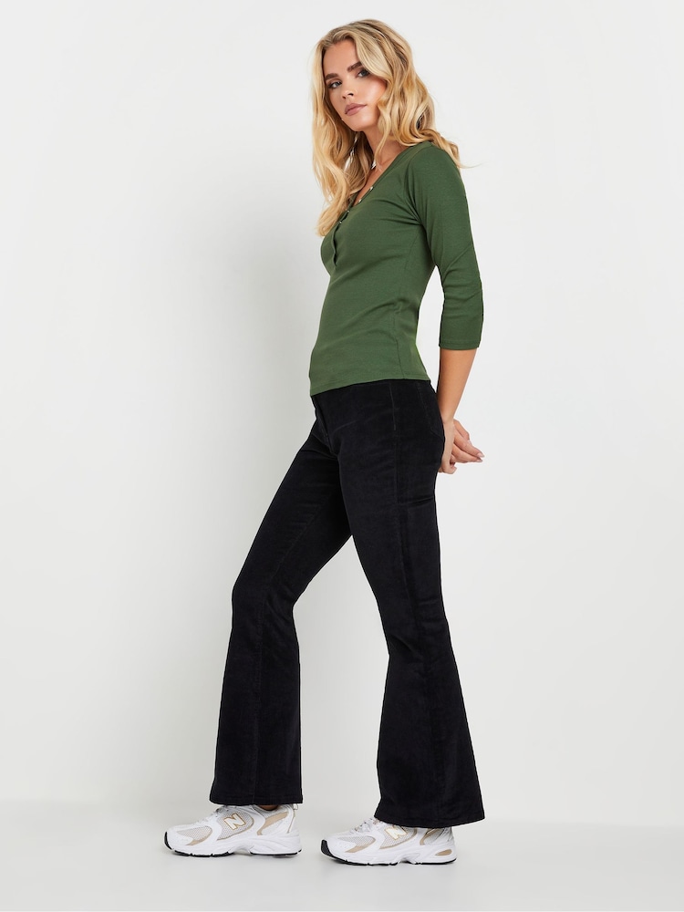 حزمة من 2 رداء علوي Henley وكُم طويل من PixieGirl Petite - Image 5 of 8