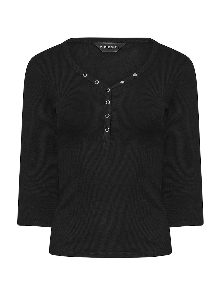 حزمة من 2 رداء علوي Henley وكُم طويل من PixieGirl Petite - Image 8 of 8